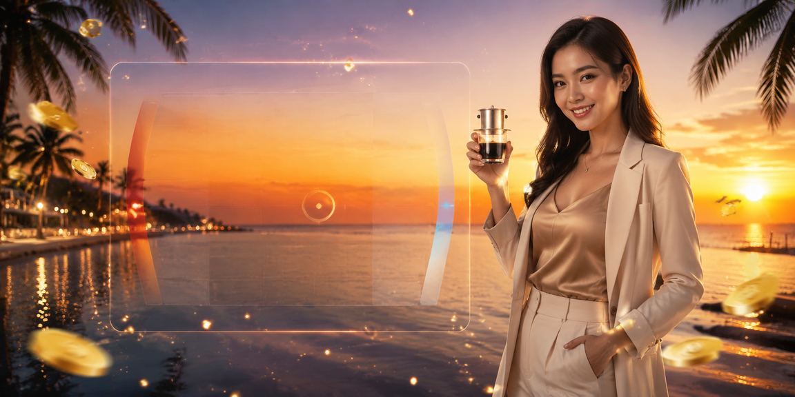 Người dùng tại Phú Quốc ngồi cà phê và theo dõi cược thể thao trực tuyến
